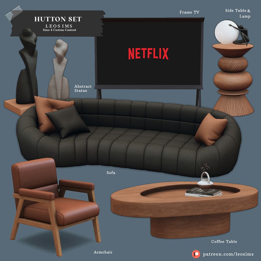 Скриншот мода Набор мебели Hutton Set